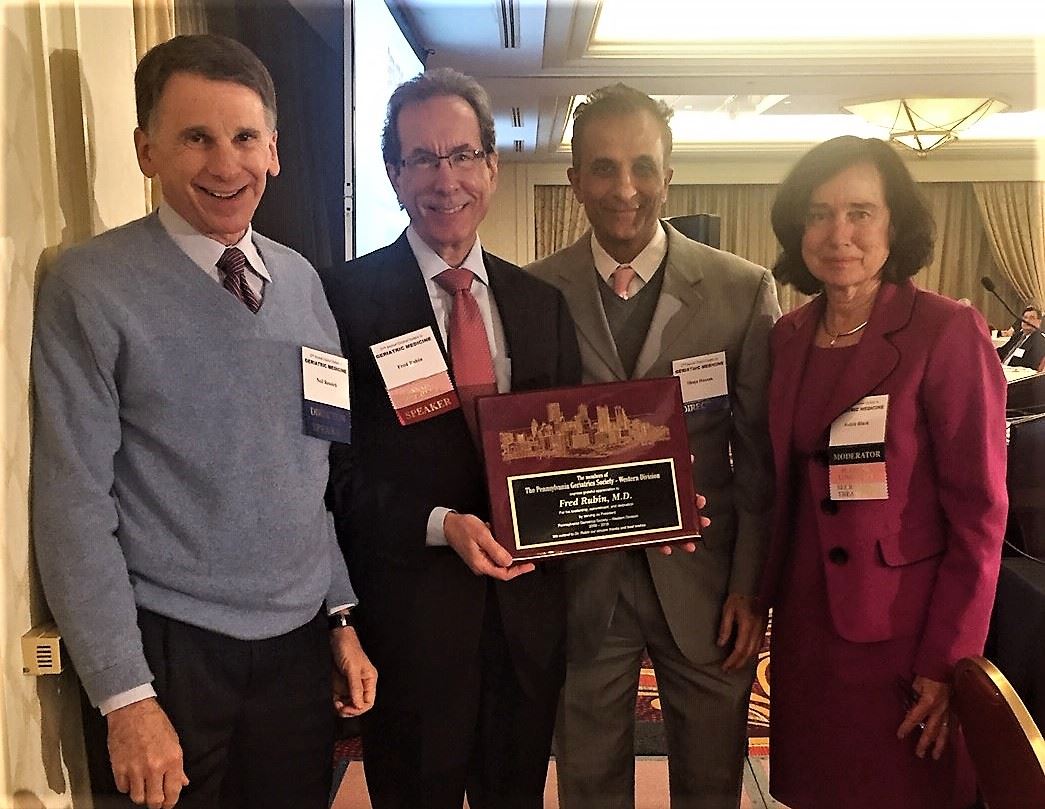 Left to Right Neil Resnick, MD; Fred Rubin, MD; Shuja Hassan, MD; Judith Black, MD